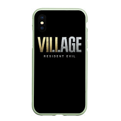 Чехол iPhone XS Max матовый Resident Evil Village