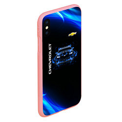 Чехол iPhone XS Max матовый Chevrolet, цвет: 3D-баблгам — фото 2