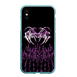 Чехол iPhone XS Max матовый GHOSTEMANE, цвет: 3D-мятный