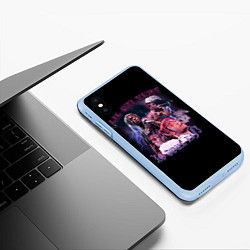 Чехол iPhone XS Max матовый LIL UZI VERT XO TOUR LIF3, цвет: 3D-голубой — фото 2