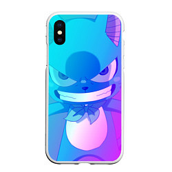 Чехол iPhone XS Max матовый Fairy tail Хвост Феи, цвет: 3D-белый