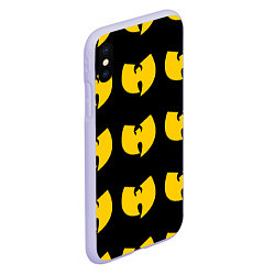 Чехол iPhone XS Max матовый Wu-Tang Clan, цвет: 3D-светло-сиреневый — фото 2