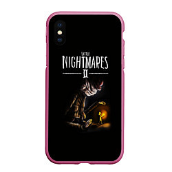 Чехол iPhone XS Max матовый Little Nightmares 2 СТОРОЖ