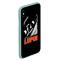 Чехол iPhone XS Max матовый Lupin - Сериал Люпен, цвет: 3D-мятный — фото 2