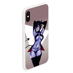 Чехол iPhone XS Max матовый Succubus, цвет: 3D-белый — фото 2