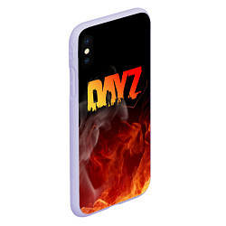 Чехол iPhone XS Max матовый DAYZ ДЕЙЗИ, цвет: 3D-светло-сиреневый — фото 2