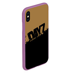 Чехол iPhone XS Max матовый DayZ, цвет: 3D-фиолетовый — фото 2