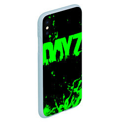 Чехол iPhone XS Max матовый Dayz, цвет: 3D-голубой — фото 2