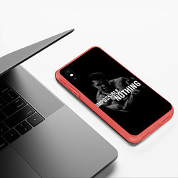 Чехол iPhone XS Max матовый Возможно Всё Мухаммед Али, цвет: 3D-красный — фото 2