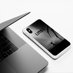 Чехол iPhone XS Max матовый Limbo, цвет: 3D-белый — фото 2