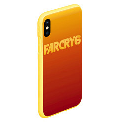 Чехол iPhone XS Max матовый FarCry6, цвет: 3D-желтый — фото 2