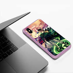 Чехол iPhone XS Max матовый Kaifuku Jutsushi no Yarinaoshi, цвет: 3D-сиреневый — фото 2