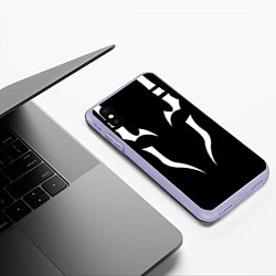 Чехол iPhone XS Max матовый ИТАДОРИ ТАТУ JUJUTSU KAISEN, цвет: 3D-светло-сиреневый — фото 2