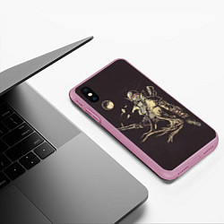 Чехол iPhone XS Max матовый Fallout New Vegas, цвет: 3D-розовый — фото 2