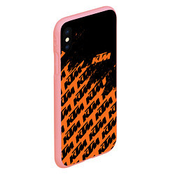 Чехол iPhone XS Max матовый KTM КТМ, цвет: 3D-баблгам — фото 2
