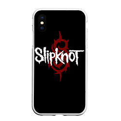 Чехол iPhone XS Max матовый Slipknot Надпись