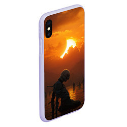 Чехол iPhone XS Max матовый BERSERK БЕРСЕРК, цвет: 3D-светло-сиреневый — фото 2