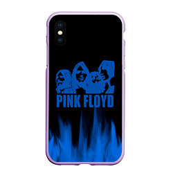 Чехол iPhone XS Max матовый Pink rloyd