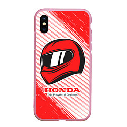 Чехол iPhone XS Max матовый Honda - Strokes