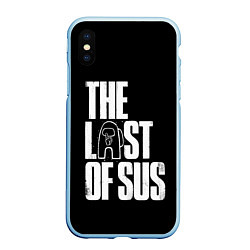 Чехол iPhone XS Max матовый Among Us The Last Of Us, цвет: 3D-голубой