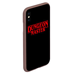 Чехол iPhone XS Max матовый Stranger Dungeon Master, цвет: 3D-коричневый — фото 2