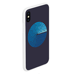 Чехол iPhone XS Max матовый Ocean Mosaik, цвет: 3D-белый — фото 2