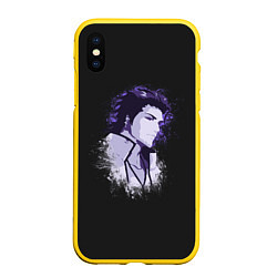 Чехол iPhone XS Max матовый Sosuke Aizen Bleach, цвет: 3D-желтый