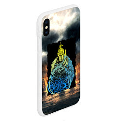 Чехол iPhone XS Max матовый DARKSOULS ТЁМНЫЕ ДУШИ 2, цвет: 3D-белый — фото 2