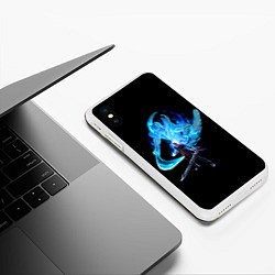Чехол iPhone XS Max матовый Soul of Neuro, цвет: 3D-белый — фото 2