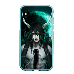 Чехол iPhone XS Max матовый Ulquiorra Schiffer Bleach, цвет: 3D-мятный