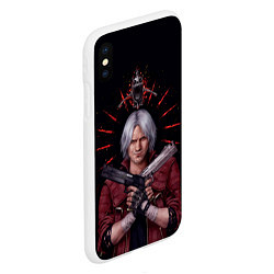 Чехол iPhone XS Max матовый Saint Dante, цвет: 3D-белый — фото 2