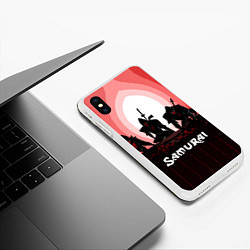 Чехол iPhone XS Max матовый CYBERPUNK SAMURAI 2077, цвет: 3D-белый — фото 2