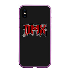 Чехол iPhone XS Max матовый DMX Vintage, цвет: 3D-фиолетовый