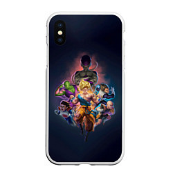 Чехол iPhone XS Max матовый Dragon ball Team