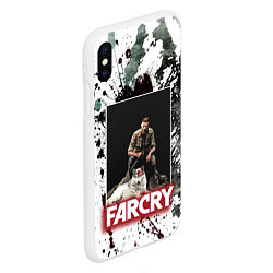 Чехол iPhone XS Max матовый FARCRY WOLF, цвет: 3D-белый — фото 2