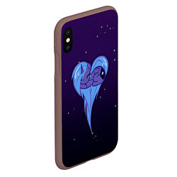 Чехол iPhone XS Max матовый Princess Luna, цвет: 3D-коричневый — фото 2