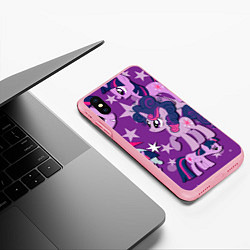 Чехол iPhone XS Max матовый Twilight Sparkle, цвет: 3D-баблгам — фото 2