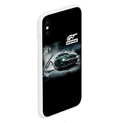 Чехол iPhone XS Max матовый Ford mustang, цвет: 3D-белый — фото 2