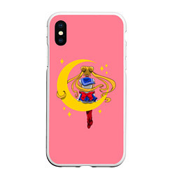 Чехол iPhone XS Max матовый Sailor Moon