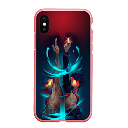 Чехол iPhone XS Max матовый Kamina & Simon, цвет: 3D-баблгам