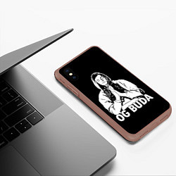 Чехол iPhone XS Max матовый OG Buda, цвет: 3D-коричневый — фото 2