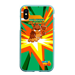 Чехол iPhone XS Max матовый BTD6 Pat Fusty