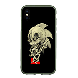 Чехол iPhone XS Max матовый Sonic dead inside