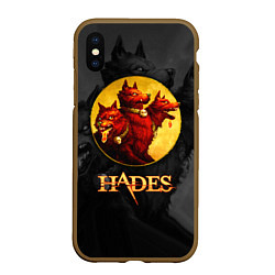 Чехол iPhone XS Max матовый Hades wolf