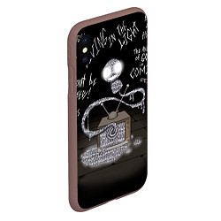 Чехол iPhone XS Max матовый The Binding of Isaac Dogma, цвет: 3D-коричневый — фото 2