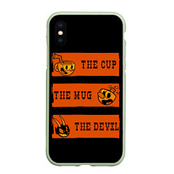 Чехол iPhone XS Max матовый CUP MUG DEVIL