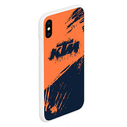 Чехол iPhone XS Max матовый KTM ГРАНЖ Z, цвет: 3D-белый — фото 2