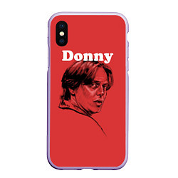 Чехол iPhone XS Max матовый Donny The Big Lebowski, цвет: 3D-светло-сиреневый