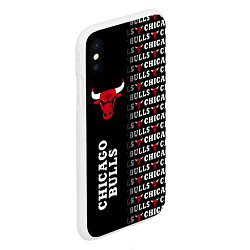 Чехол iPhone XS Max матовый CHICAGO BULLS 7, цвет: 3D-белый — фото 2