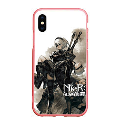 Чехол iPhone XS Max матовый Nier: Automata